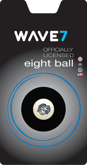 NORTH CAROLINA EIGHT BALL BLACK - UNCBBE600X