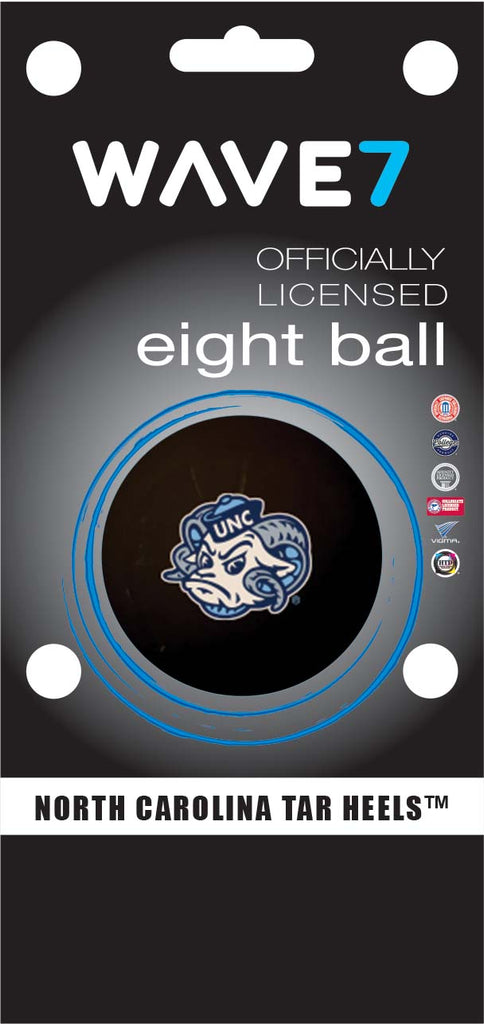 NORTH CAROLINA EIGHT BALL BLACK - UNCBBE600