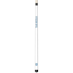 NORTH CAROLINA ENGRAVED BILLIARD CUE WHITE / CAROLINA BLUE - UNCBCE101-JR