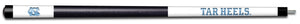 NORTH CAROLINA ENGRAVED BILLIARD CUE WHITE / CAROLINA BLUE - UNCBCE101