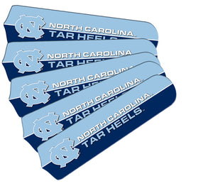 NORTH CAROLINA FAN BLADE SET CAROLINA BLUE/NAVY BLUE - UNCFBL100-52