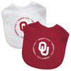 Oklahoma Sooners Baby Bib 2 Pack - Masterpieces Puzzle Company