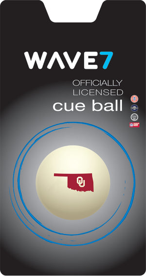 OKLAHOMA CUE BALL WHITE - UOKBBC900X