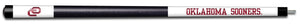 OKLAHOMA ENGRAVED BILLIARD CUE WHITE / CRIMSON - UOKBCE101