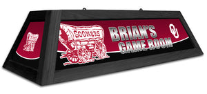 OKLAHOMA 42'' SPIRIT GAME TABLE LAMP - CUSTOM CRIMSON - UOKBSL421C