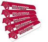 OKLAHOMA FAN BLADE SET CRIMSON/WHITE - UOKFBL100-52