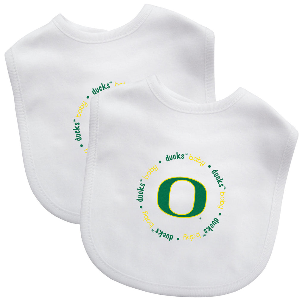 Oregon Ducks Baby Bib 2 Pack - Masterpieces Puzzle Company