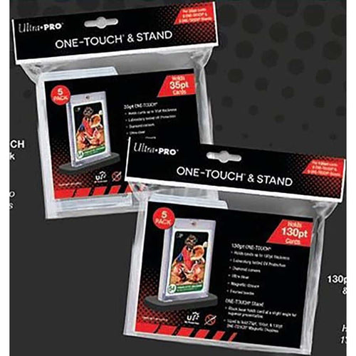 Ultra Pro: Card Holders: 35Pt Uv One-Touch And Stands 5Ct
