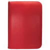 Up Vivid - Ultra Pro: Vivid Collection: 4-Pocket Zippered Pro-Binder: Red