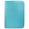 Up Vivid - Ultra Pro: Vivid Collection: 4-Pocket Zippered Pro-Binder: Light Blue
