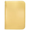 Up Vivid - Ultra Pro: Vivid Collection: 4-Pocket Zippered Pro-Binder: Yellow