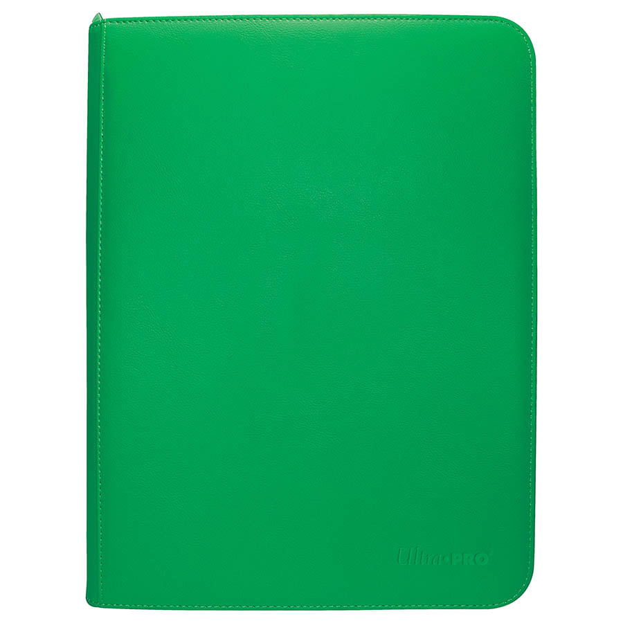 Up Vivid - Ultra Pro: Vivid Collection: 9-Pocket Zippered Pro-Binder: Green