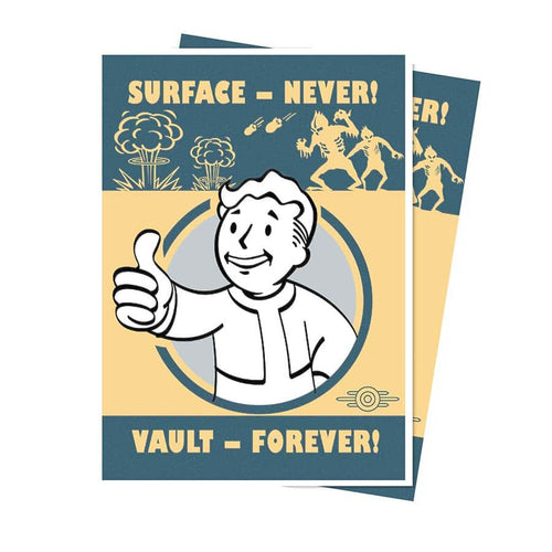 Ultra Pro: Fallout Vault Boy: Surface Never! Vault Forever! 105Ct Apex Deck Protector Sleeves Pre-Order