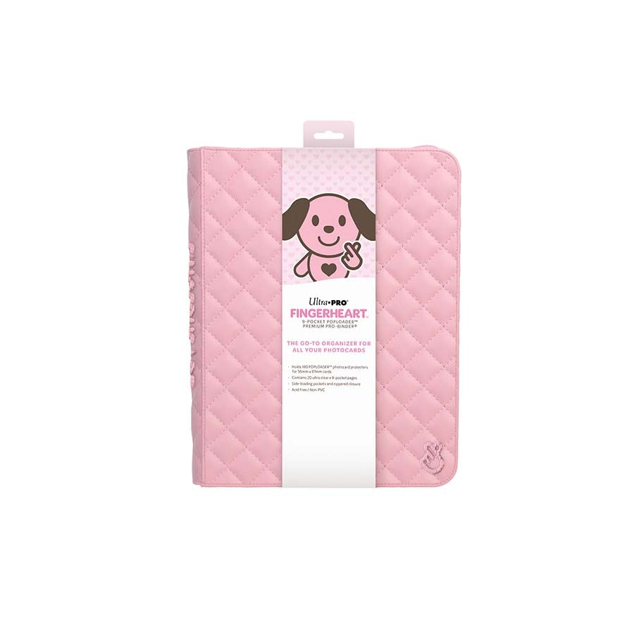 Ultra Pro: Fingerheart: Blush Poploader 9-Pocket Premium Pro-Binder Pre-Order