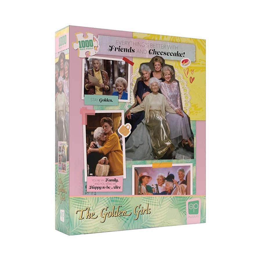 Usaopoly Inc -  Golden Girls: Scrapbook: Everything Is Better With Friends And Cheesecake (1000Pc Puzzle)