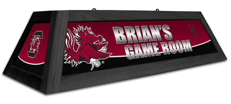 SOUTH CAROLINA 42'' SPIRIT GAME TABLE LAMP - CUSTOM GARNET - USCBSL421C