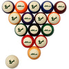 SOUTH FLORIDA STANDARD COLOR NUMBERED BILLIARD BALL SET STANDARD COLOR BILLIARD BALL SET - USFBBSSTD