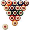 UTAH STANDARD COLOR NUMBERED BILLIARD BALL SET STANDARD COLOR BILLIARD BALL SET - UTABBSSTD