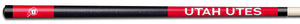 UTAH COLOR ENGRAVED BILLIARD CUE WHITE / RED - UTABCE931
