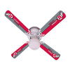 UTAH CEILING FAN - 42'' RED/GRAY - UTAFAN100-42