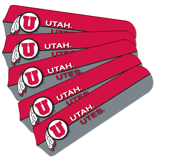 UTAH FAN BLADE SET - 52'' RED/GRAY - UTAFBL100-52