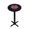 UTAH PEDESTAL PUB TABLE BLACK - UTAPTB404