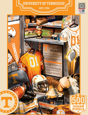 Tennessee Volunteers Puzzle 500 Piece Locker Room - Masterpieces Puzzle Company