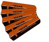 TEXAS FAN BLADE SET - 42'' BURNT ORANGE/BLACK - UTXFBL100-42