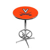 VIRGINIA CHROME FOOT RING PUB TABLE ORANGE - UVAPTR312N