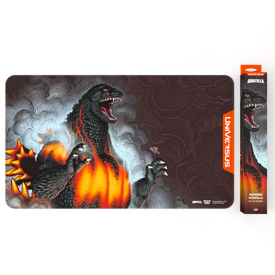 Uvs Games -  Universus Ccg: Godzilla: Reign Of Kaiju: Burning Godzilla Playmat