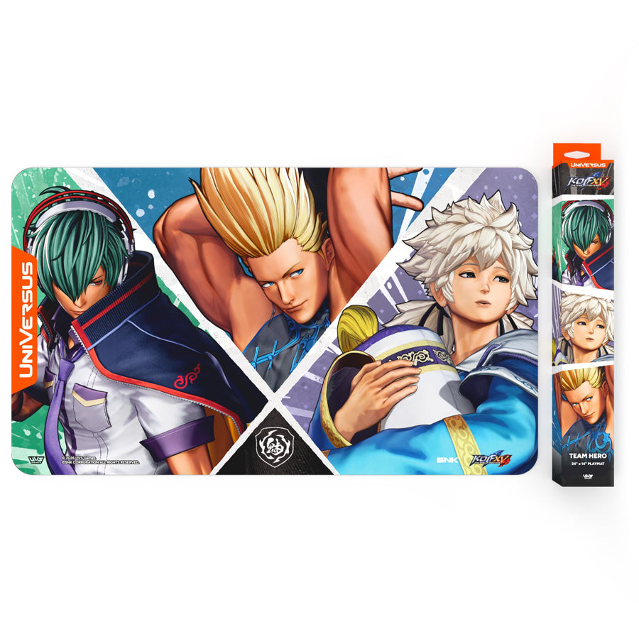 Uvs Games -  Universus Ccg: Challenger Series: The King Of Fighters Xv: Team Hero Playmat