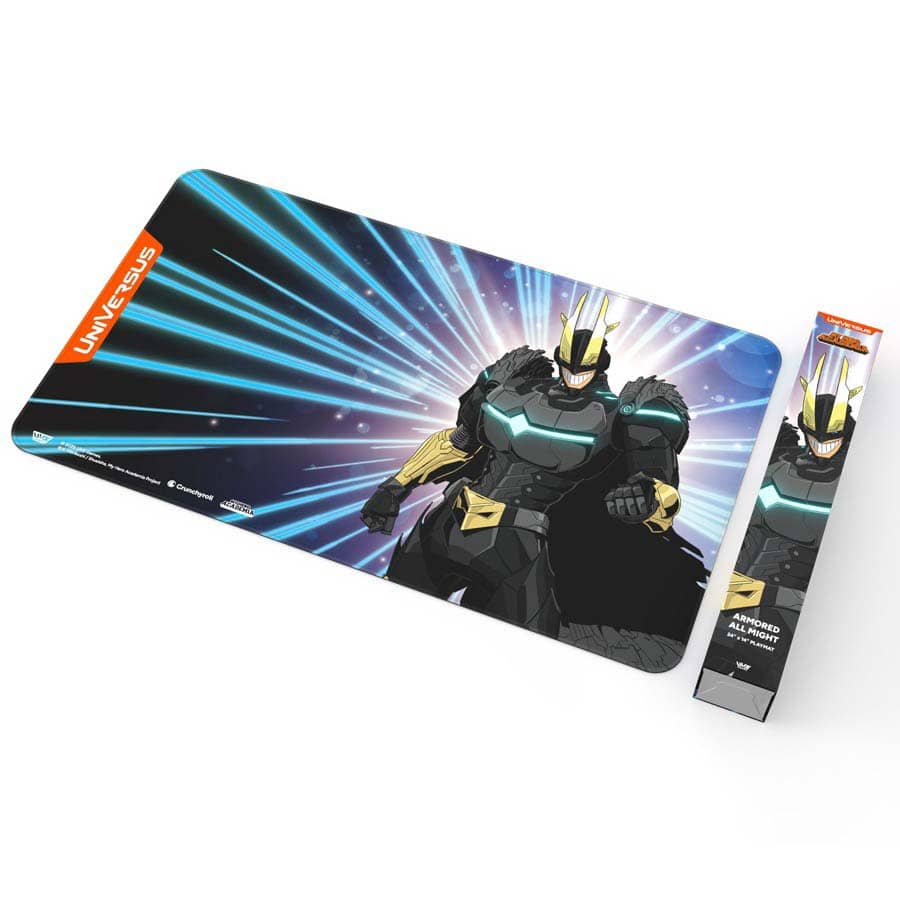 Uvs Games -  Universus Ccg: Challenger Series: My Hero Academia: Final Battle: Armored All Might Playmat Pre-Order