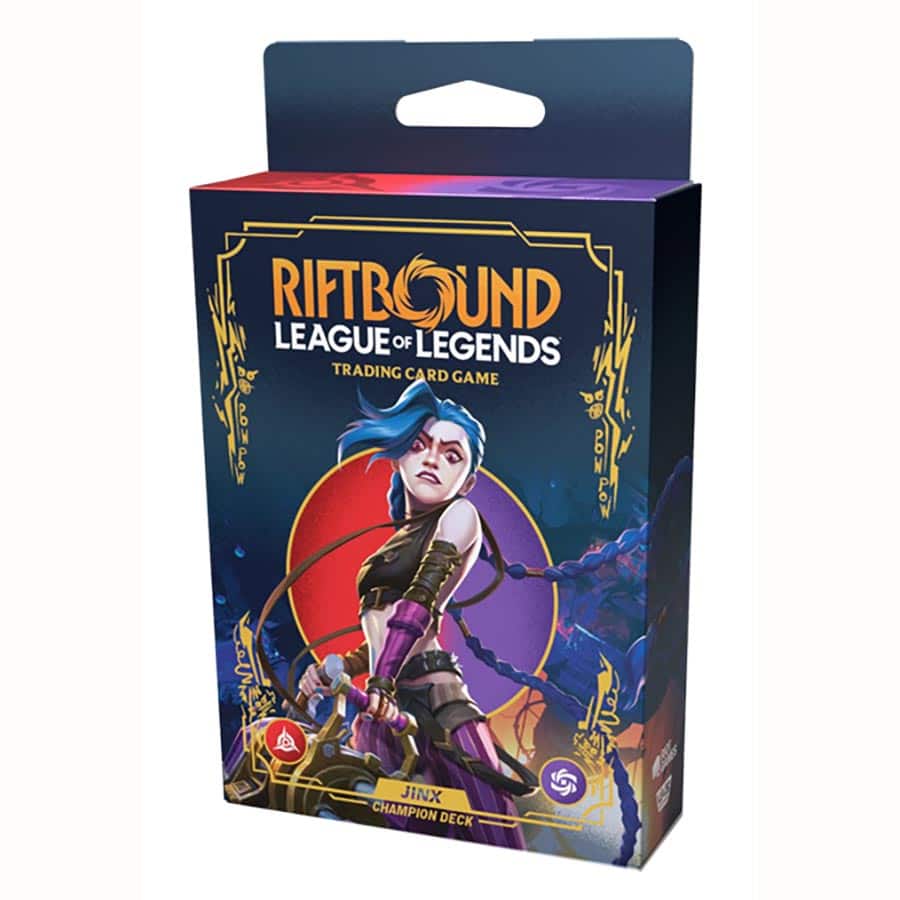 Uvs Games -  Riftbound Tcg: League Of Legends: Set 1: Origins Champion Deck: Jinx (4Ct Display)