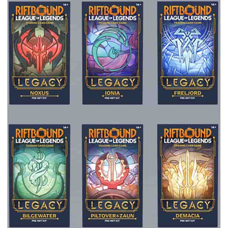 Uvs Games -  Riftbound Tcg: League Of Legends: Set 6 Legacy: Pre-Rift Event Kit (18Ct Case) Pre-Order