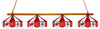 WISCONSIN 4-LIGHT GAME TABLE LIGHT - UWI-480GL