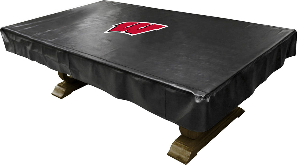 WISCONSIN BILLIARD TABLE COVER BLACK - UWIBTC100ST-8