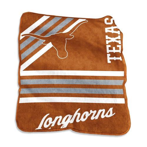 Texas Longhorns Blanket 50x60 Raschel Throw - Logo Brands