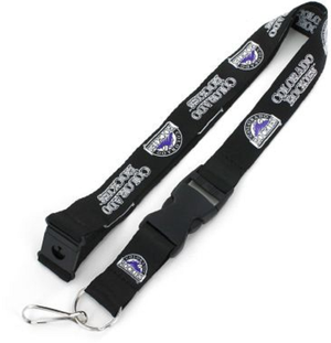 Colorado Rockies Lanyard Black - Aminco