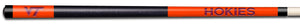 VIRGINIA TECH COLOR ENGRAVED BILLIARD CUE MAROON / ORANGE - VATBCE912