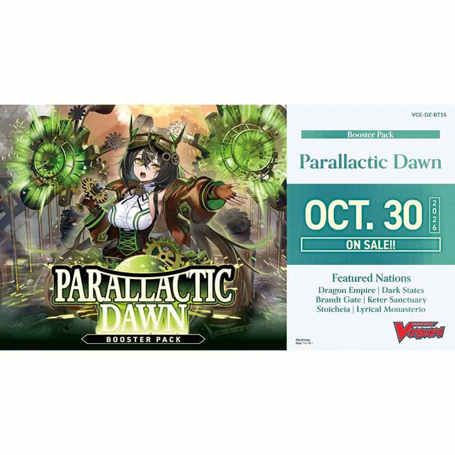 Bushiroad Se-Asia Pte Ltd -  Cardfight!! Vanguard Divinez: Booster: Bt16 Parallactic Dawn (16Ct) Pre-Order