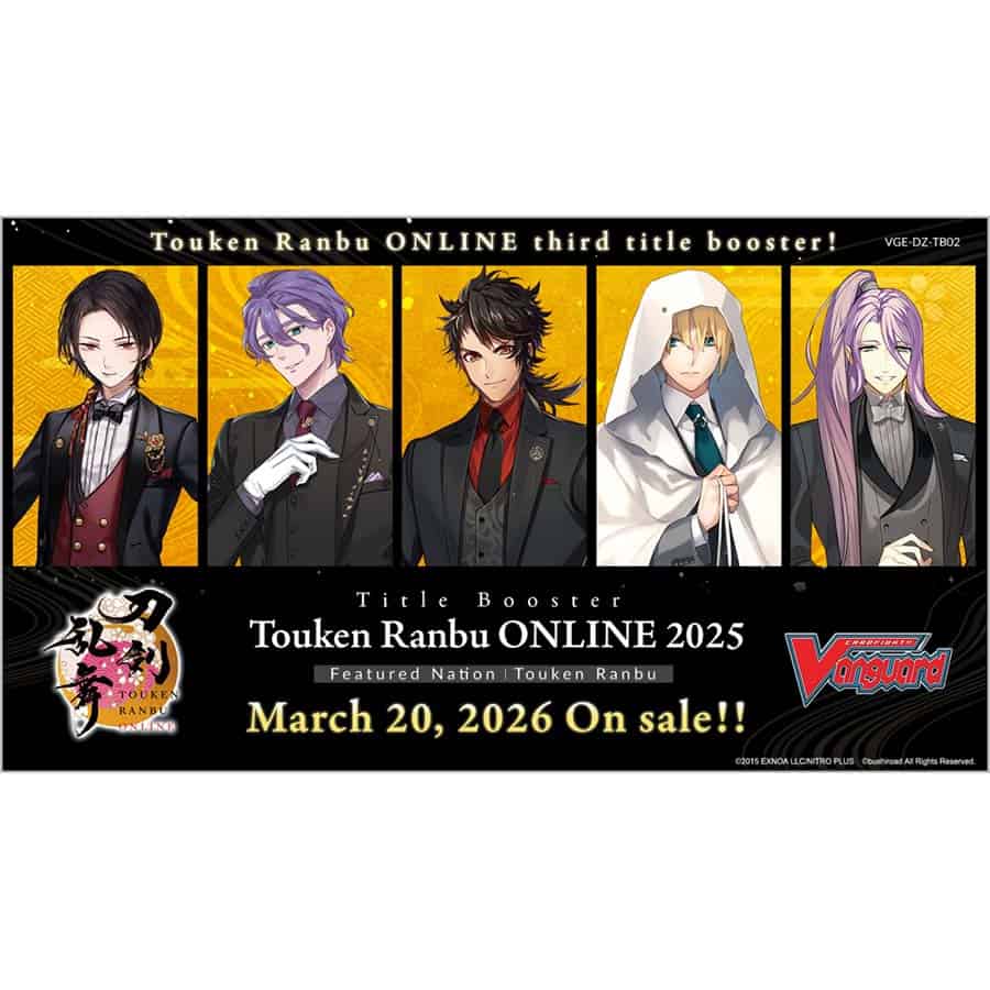 Bushiroad Se-Asia Pte Ltd -  Cardfight!! Vanguard Divinez: Title Booster: Touken Ranbu Online 2025 (12Ct)