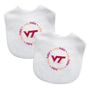 Virginia Tech Hokies Baby Bib 2 Pack - Masterpieces Puzzle Company