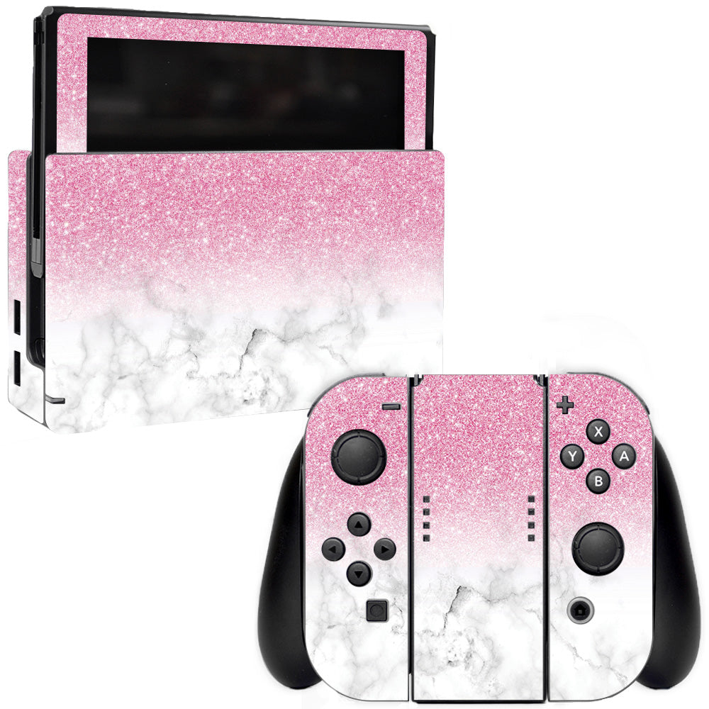 MightySkins NISWI-Marble Glitz Skin for Nintendo Switch  Marble Glitz