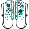 MightySkins NIJOYCO-Teal Splatter Skin for Nintendo Joy-Con Controller  Teal Splatter