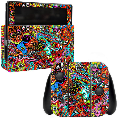 MightySkins NISWI-Acid Trippy Skin for Nintendo Switch  Acid Trippy