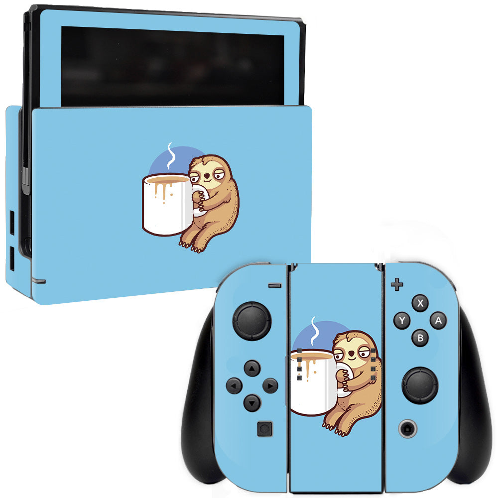 MightySkins NISWI-Good Morning Sloth Skin for Nintendo Switch  Good Morning Sloth
