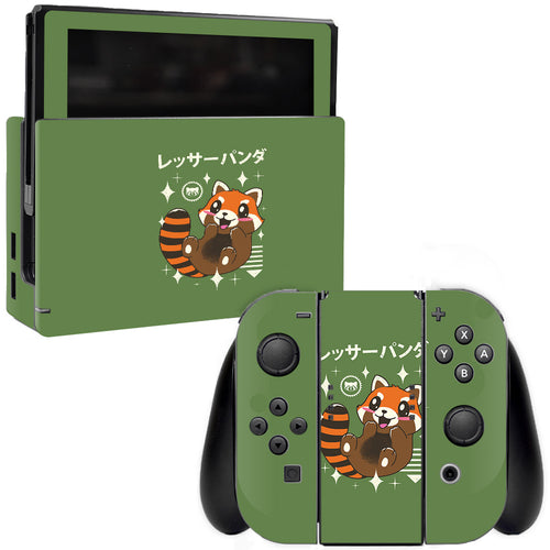 MightySkins NISWI-Red Panda Kawaii Skin for Nintendo Switch  Red Panda Kawaii