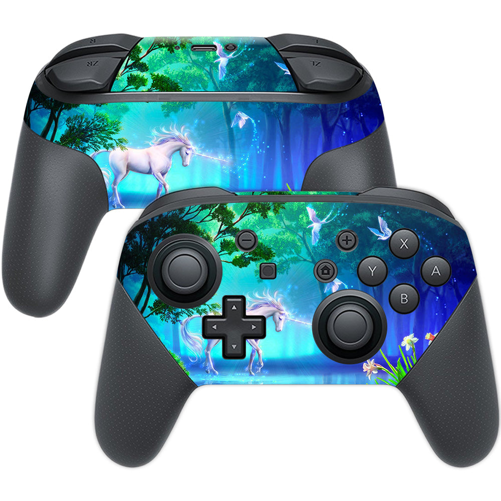 MightySkins NISWPCOI-Unicorn Fantasy Skin for Nintendo Switch Pro Controller  Unicorn Fantasy