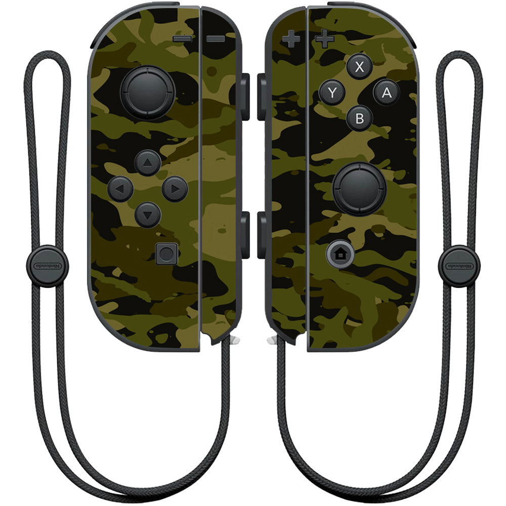 MightySkins NIJOYCO-Green Camouflage Skin for Nintendo Joy-Con Controller  Green Camouflage