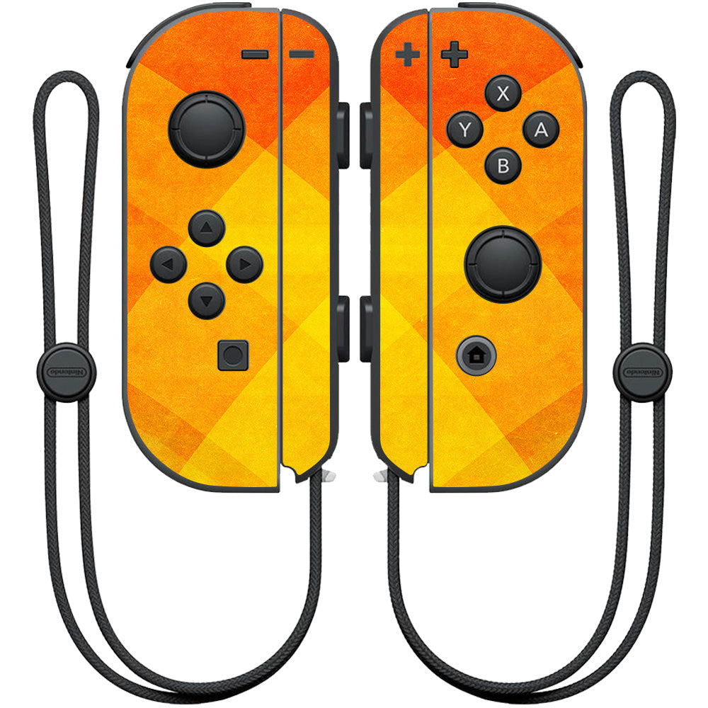 MightySkins NIJOYCO-Orange Texture Skin for Nintendo Joy-Con Controller  Orange Texture